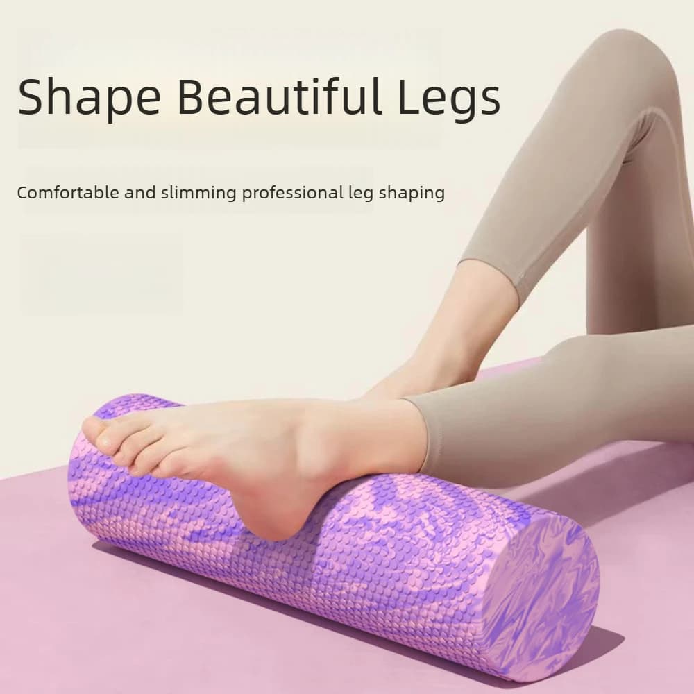 1Pcs 30/45cm Fitness Foam Roller Epp Yoga Foam Massage Roller High-Density Deep Tissue Massager for Back Legs Muscle Relaxation