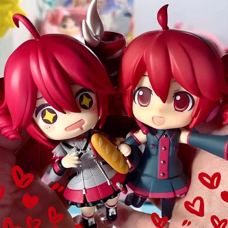 Kawaii Kasane Teto Gsc Model Anime Action Figure 2344# 569# Toys Collection Ornament Girl Birthday Gifts In Stock