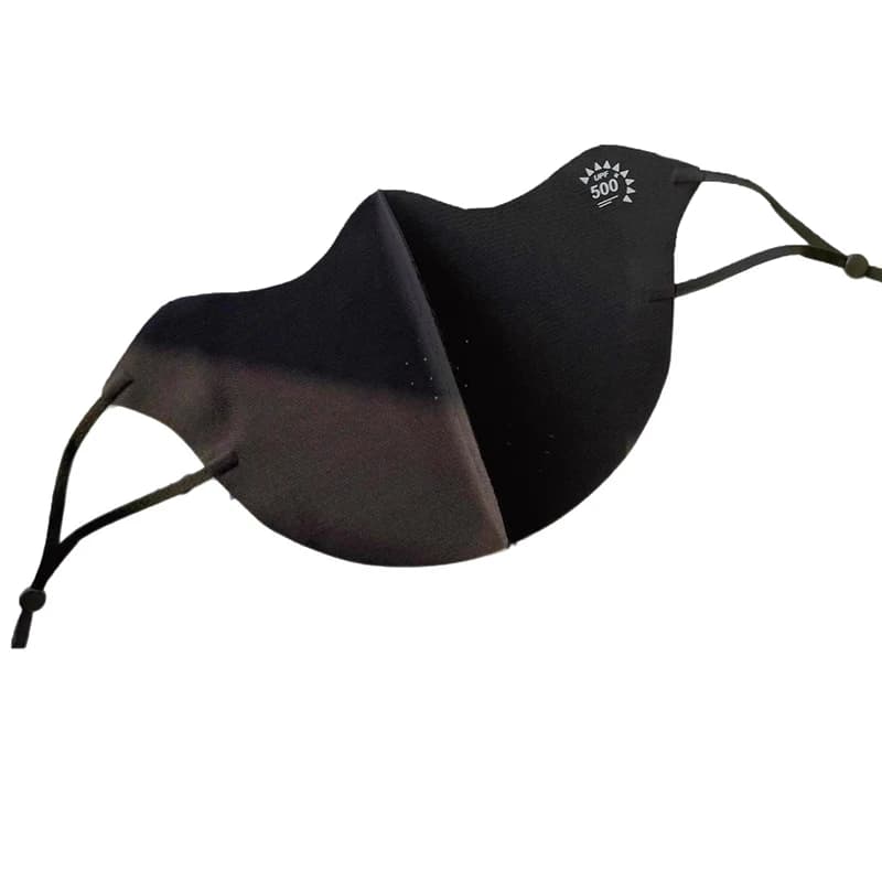 Anti-UV Face Veil Outdoor Sports Breathable Ice Silk Mask Washable Dustproof Sunscreen Mask