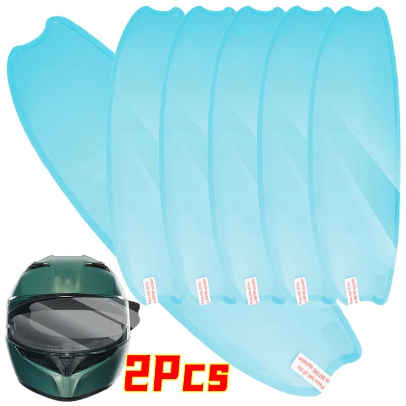 Casco trasparente antipioggia pellicola universale lente rivestimento nano adesivo pellicola antiappannamento casco moto accessori per la guida di sicurezza piovosa