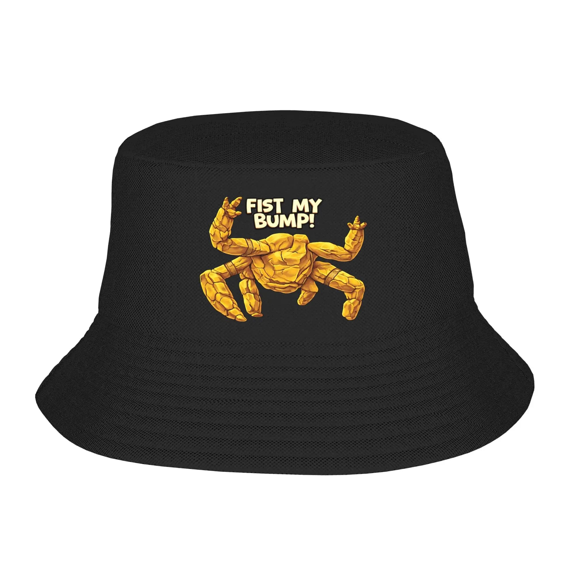 Cappello da pescatore divertente con stampa Hail Mary Fist My Bump per uomo, cappello casual da pesca, cappello Harajuku fai da te con protezione solare