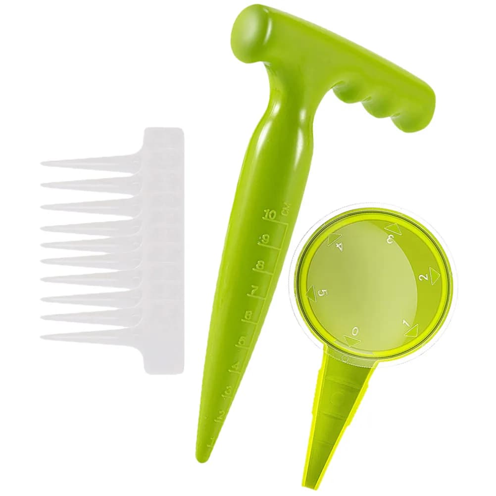 Set di 1 Dispenser in Plastica per Giardino, Strumento per Semina di Semi, Erba e Fiori, Leggero e Portatile, Spargitore per Giardinaggio