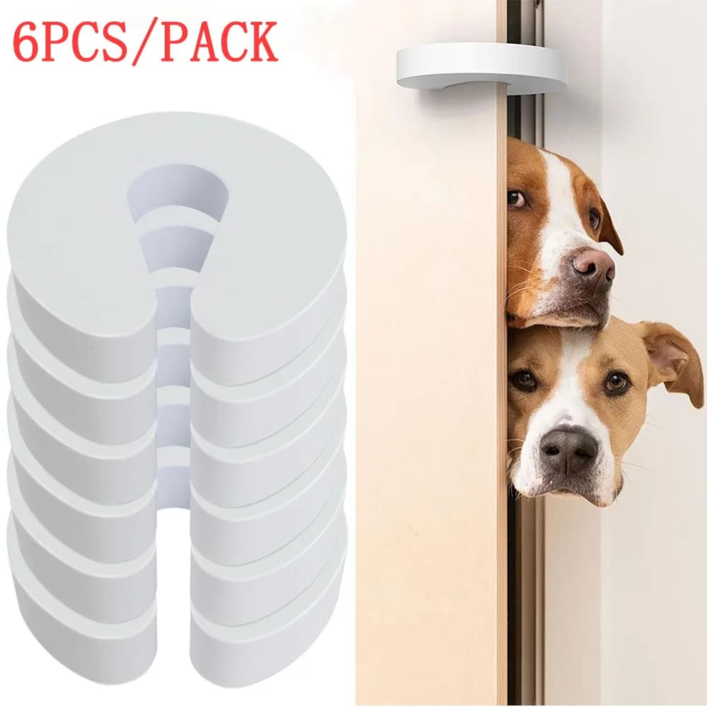 6 Piece Set of Soft Foam Door Stopper Anti-pinch Door Stopper Anti-pinch Guard Protector Child Safety Door Stopper Soft Foam Pad