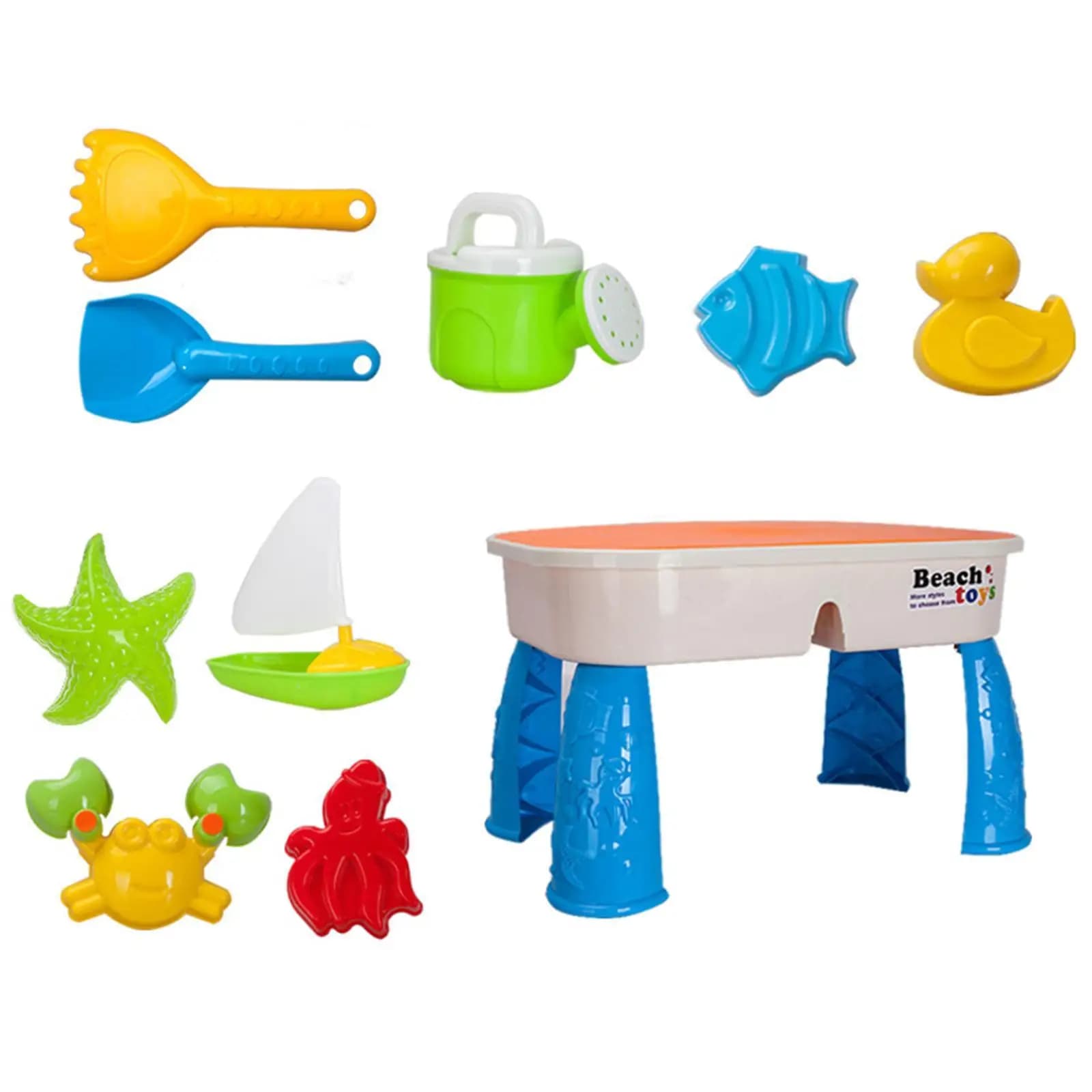 Tavolo da acqua con sabbia per bambini, sabbia, giardino, sabbia, giocattoli, regalo, attività carina, tavolo da gioco sensoriale per attività in cortile, ragazzi e ragazze al coperto