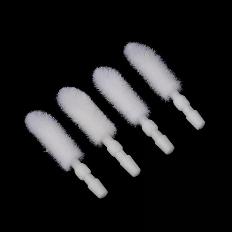 100 pz Pennelli Monouso per Trucco Cosmetico con Testina in Cotone, Strumenti per Trucco Occhi e Labbra, Pennelli per Gloss Labbra