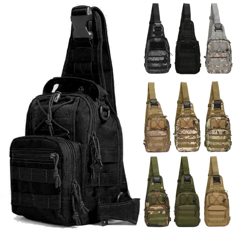 Zaino Tattico a Tracolla, Borsa CCW Impermeabile per Escursionismo e Campeggio, Borsa Nascosta per Caccia, Daypack
