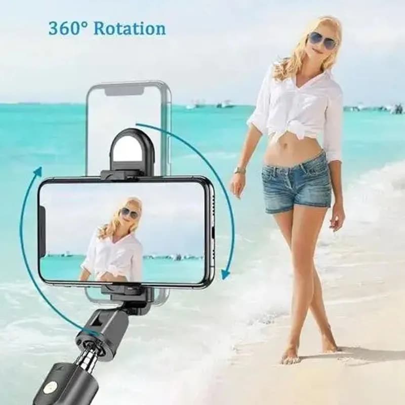 360-degree portable flexible sports camera support Mini tripod for selfie stick for mobile phone with wireless remote control