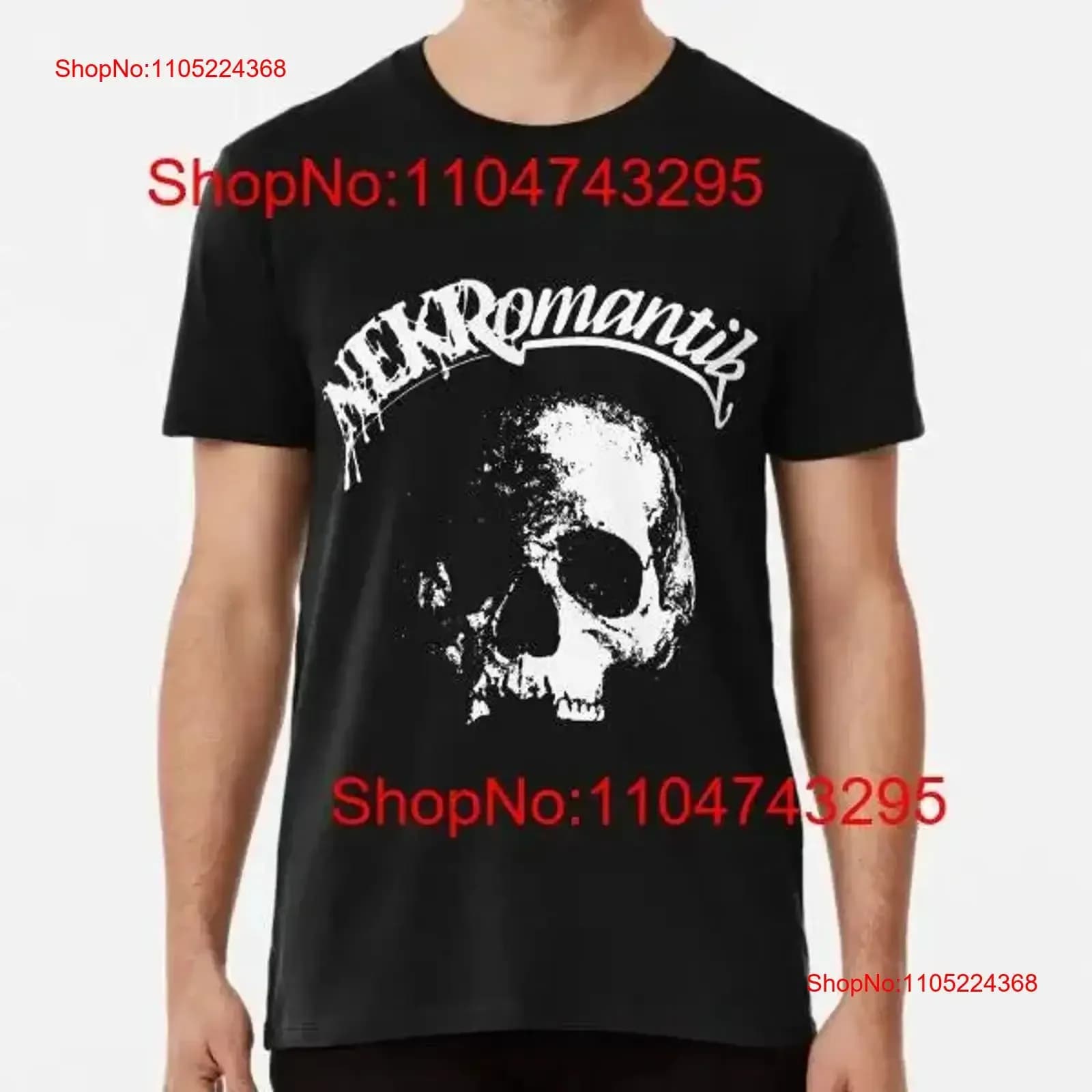 NEKROMANTIK CLASSIC PREMIUM T SHIRT TEES DA S A 3XL MADE IN USA vintage Lavato Traspirante Morbido Versatile streetwear vintage