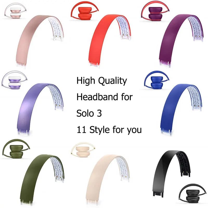 Guscio in plastica per fascia di ricambio per fascia per capelli per parti di riparazione per cuffie wireless Beat Solo 3 3.0