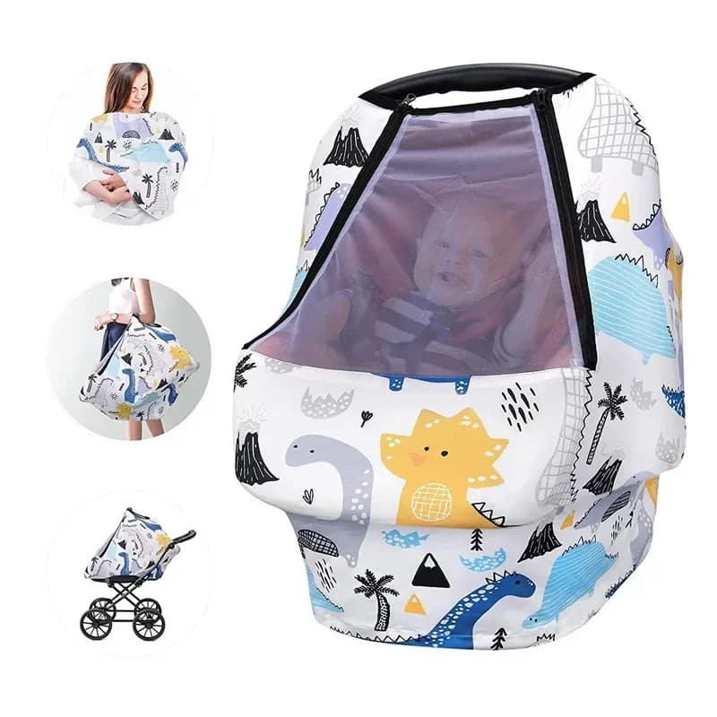 Copertura per marsupio marsupio fodera per passeggino riscaldante coprisedile per bambini asciugamano per allattamento passeggino