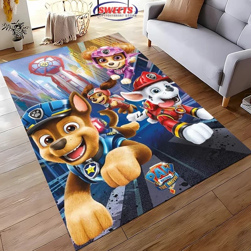 3D Nuovo Arriva Cute Dog Cartoon Tappeto, Tappeto per Soggiorno Camera da letto per bambini Divano Cucina Zerbino Decor, Tappetino antiscivolo per bambini
