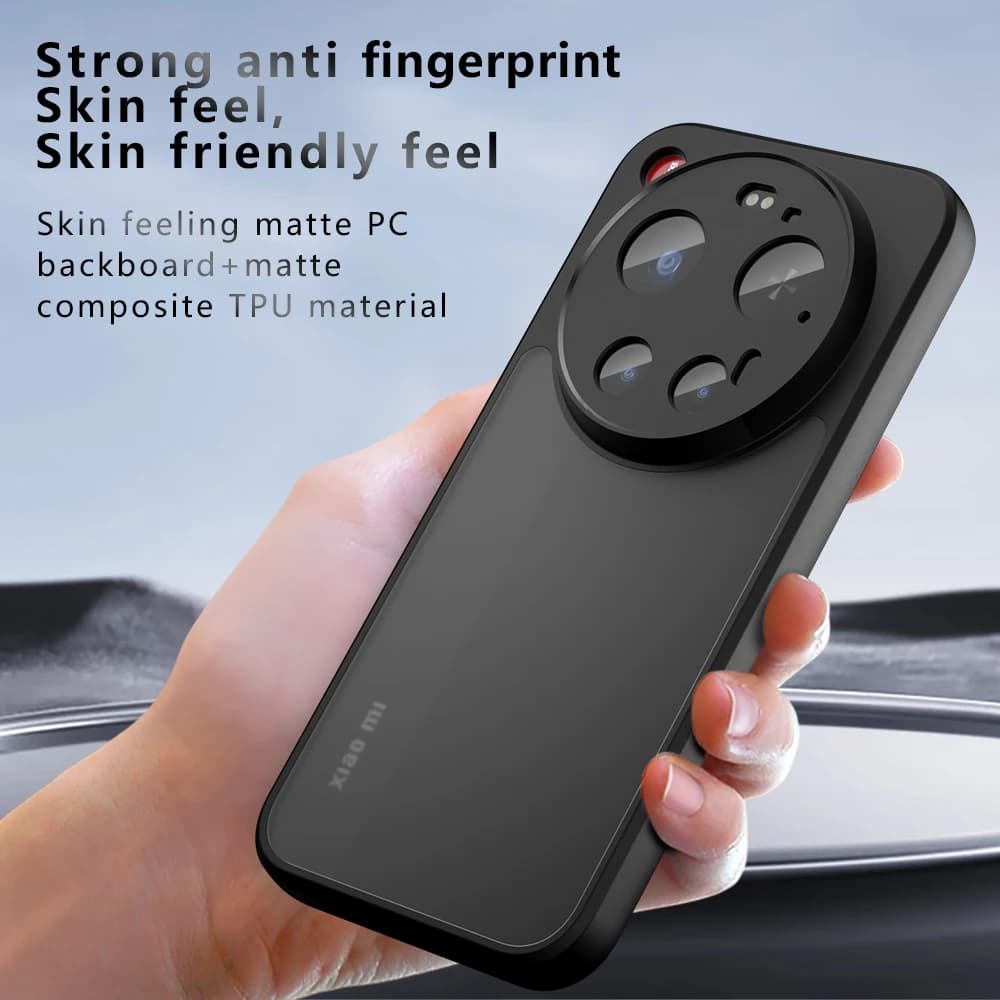 Custodia per telefono opaca traslucida per Xiaomi 17 Ultra Cover posteriore per PC opaca antiurto antiurto per Xiaomi 17 Ultra
