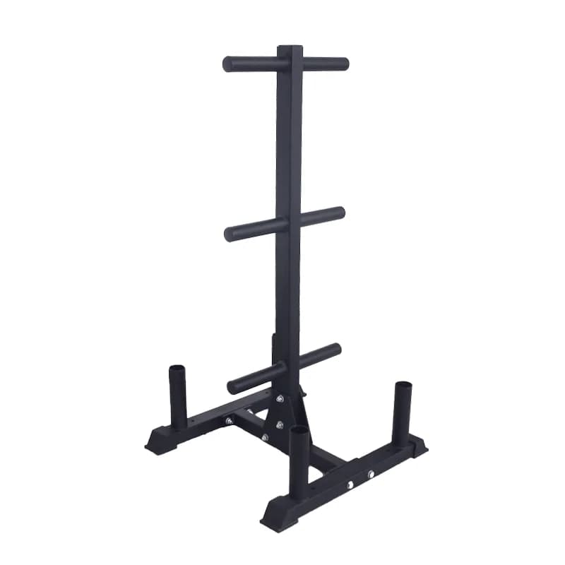 Steel and Metal Gym Barbell Bumper Weight Plates Stable Storage Rack Tree Design Bench & Racks HELFIT HR804F