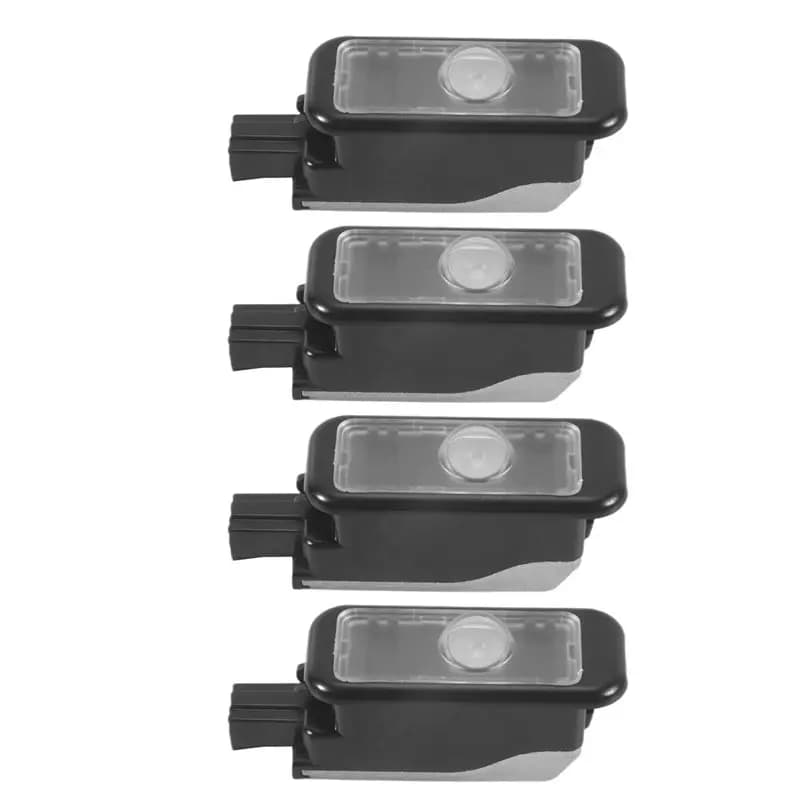 Set of 4 LED Car Door Lights, Compatible with A3 A4 A5 Q3 Q2 Q5 A6 A7 S3 S5 S6 S7 8YG 947 415 8YG947415 8YG947416A