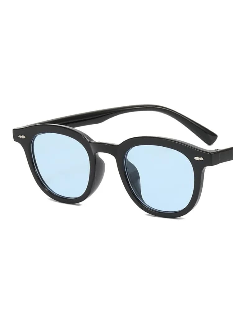Nuovi Occhiali da Sole Rotondi Piccoli per Uomo e Donna, Stile Vintage, Anti Luce Blu, Occhiali da Guida