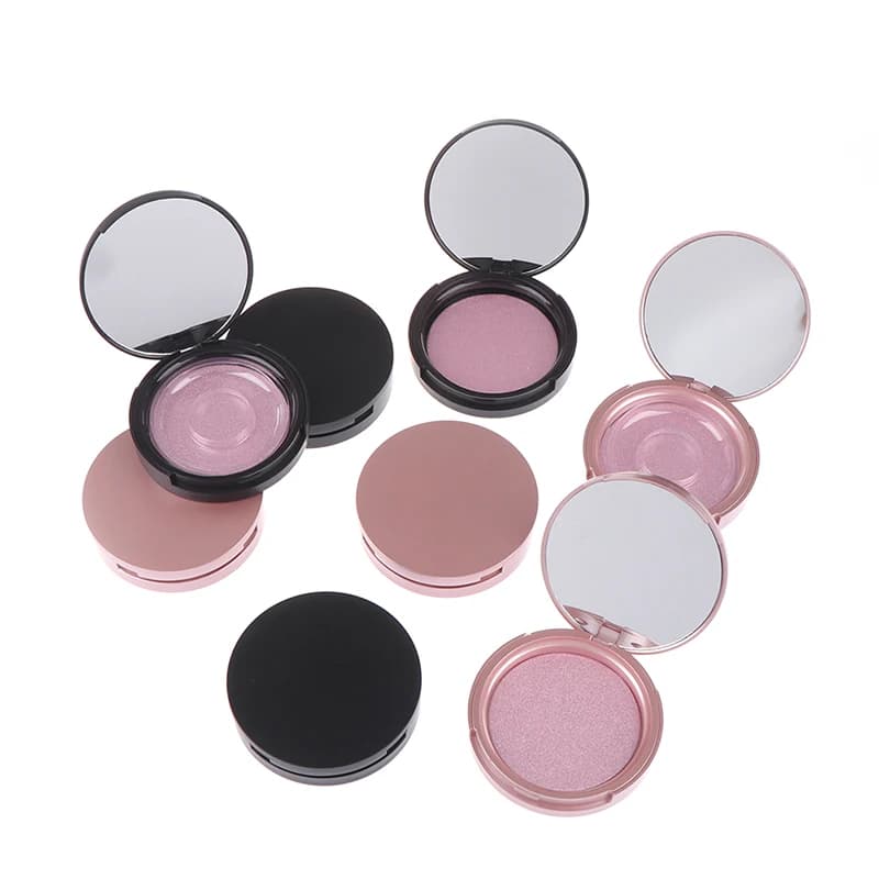 Wholesale Eyelash Packing Box Round Eyelash Boxes With Mirror 8-20mm Eyelash Packing Box Empty Beauty For Makeup