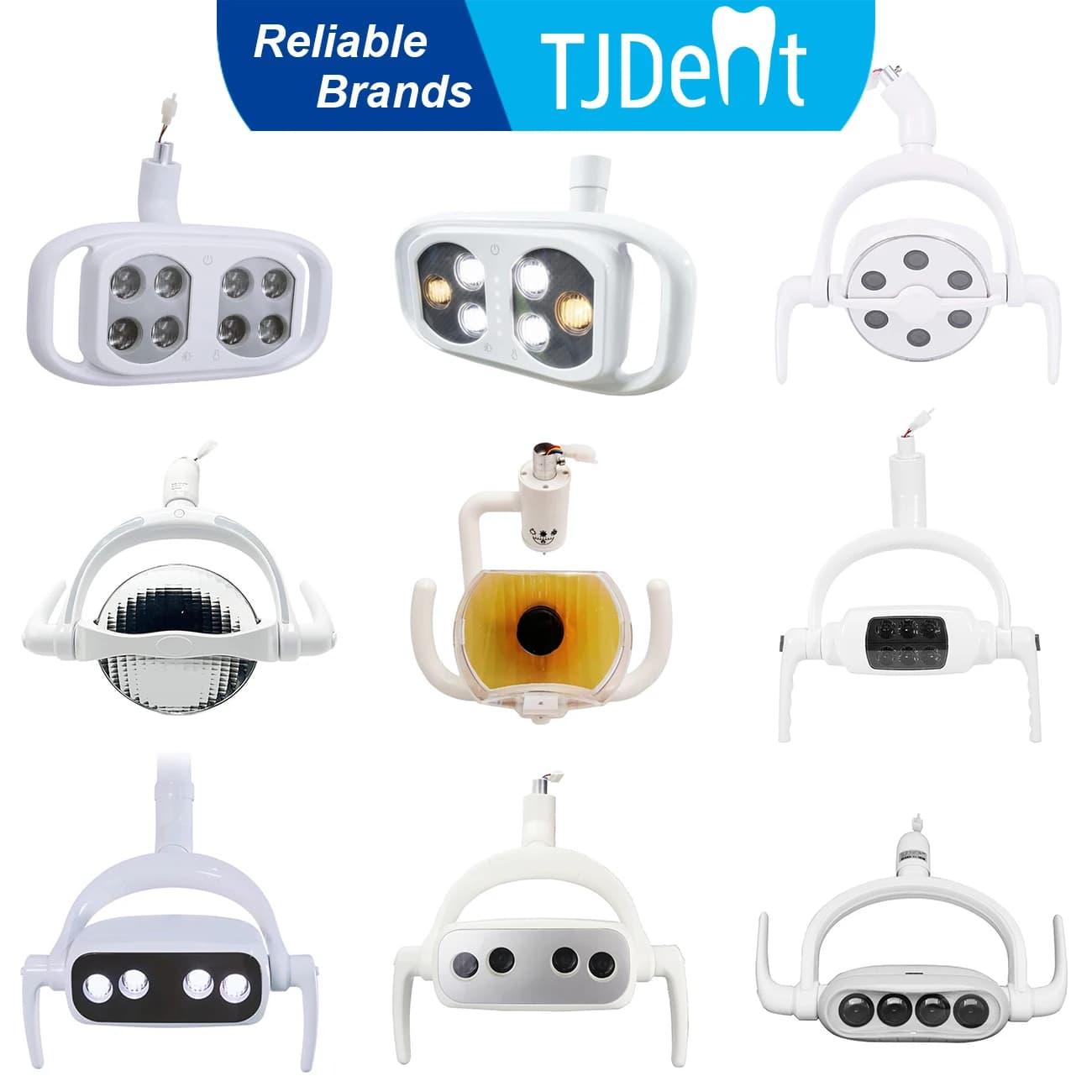TJDent oral dental lamp LED operating light for dental armchair Equipment Shadeless lights Teeth whitening tools for oral hygiene