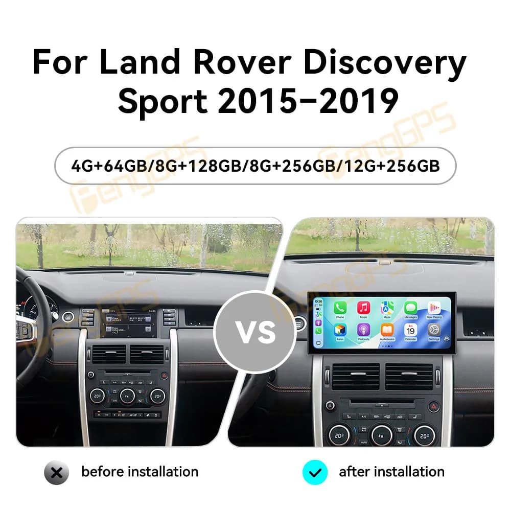 15.8 Inch Android 15 CarPlay Car Radio For Land Rover Discovery Sport 2015-2019 Touch Screen Multimedia Player GPS Navigation