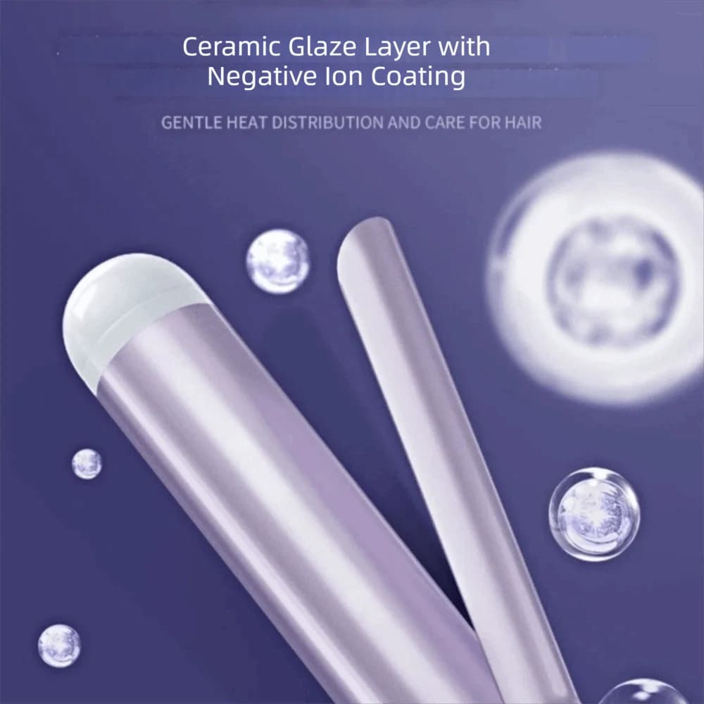 Ferro arricciacapelli Big Wave da 40 mm, anti-scottatura, strumento elettrico per lo styling dei capelli, controllo della temperatura, riscaldamento rapido