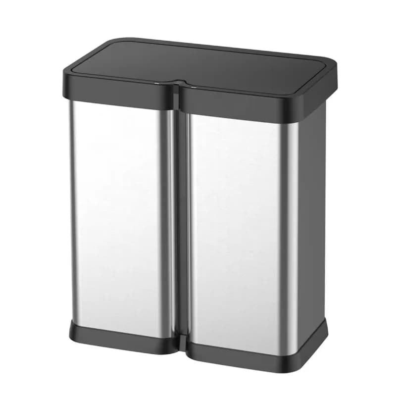 Innovativo e moderno contenitore per rifiuti da cucina con sensore di movimento da 30 + 30 litri