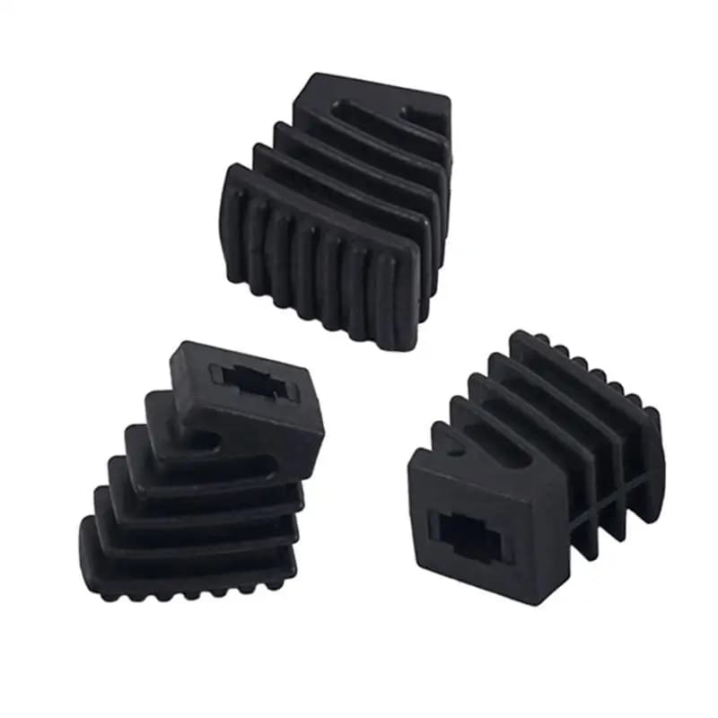 Set di 3 Piedini in Gomma per Supporto Batteria, Protezioni per Gambe di Batteria e Stand per Piatti, Accessori Facili da Installare