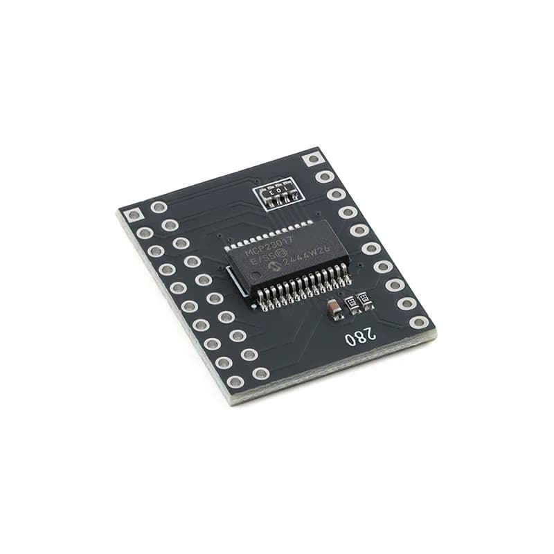 MCP23017 GPIO I2C Expansion Module I/O 16-bit serial interface for Arduino Raspberry Pi microcontrollers