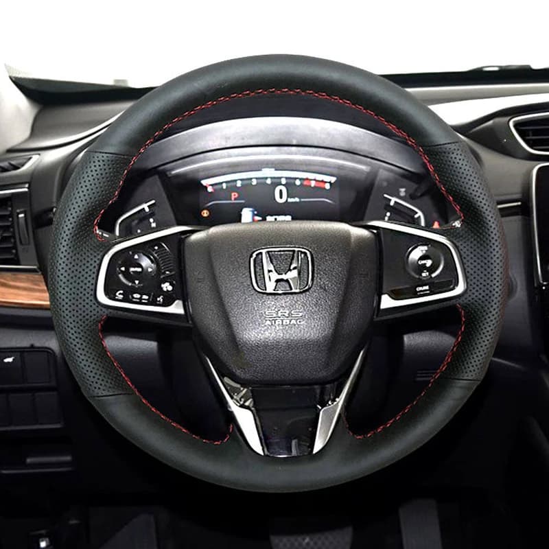 Per Honda Civic 10a Generazione ‌ Coprivolante per CRV CR-V 2017-2021 Personalizzato Fai-da-Te Cucito a Mano in Vera Pelle