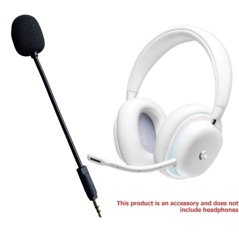 3.5 mm A97I spare microphone for Logitech G735 headphones, eSport compatible with Razer Barracade X