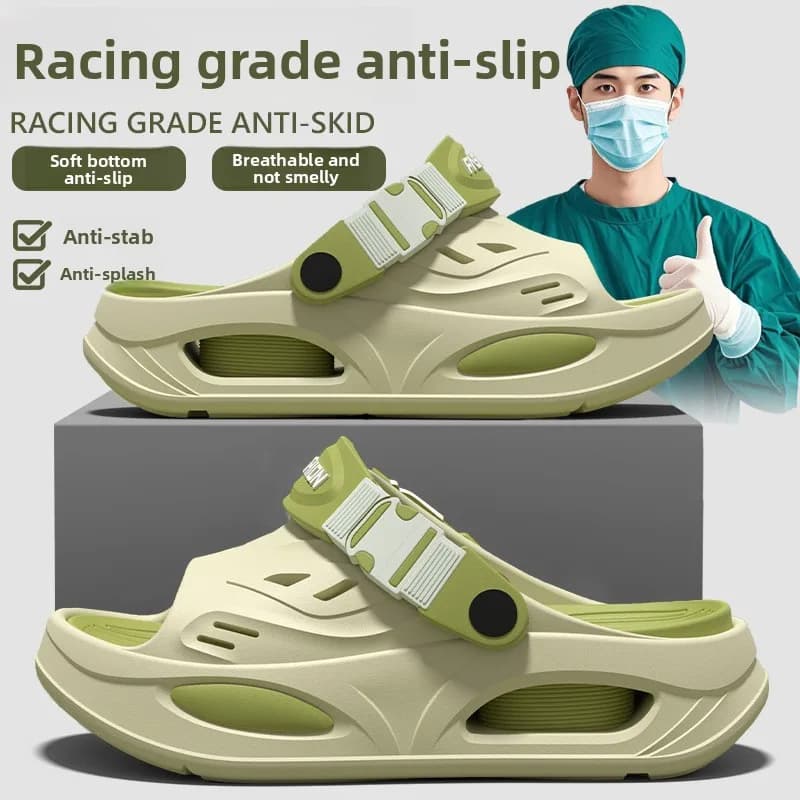 Arch support slippers men's 2026 new summer outer wear-resistant eva non-slip and deodorant driving platform sandals