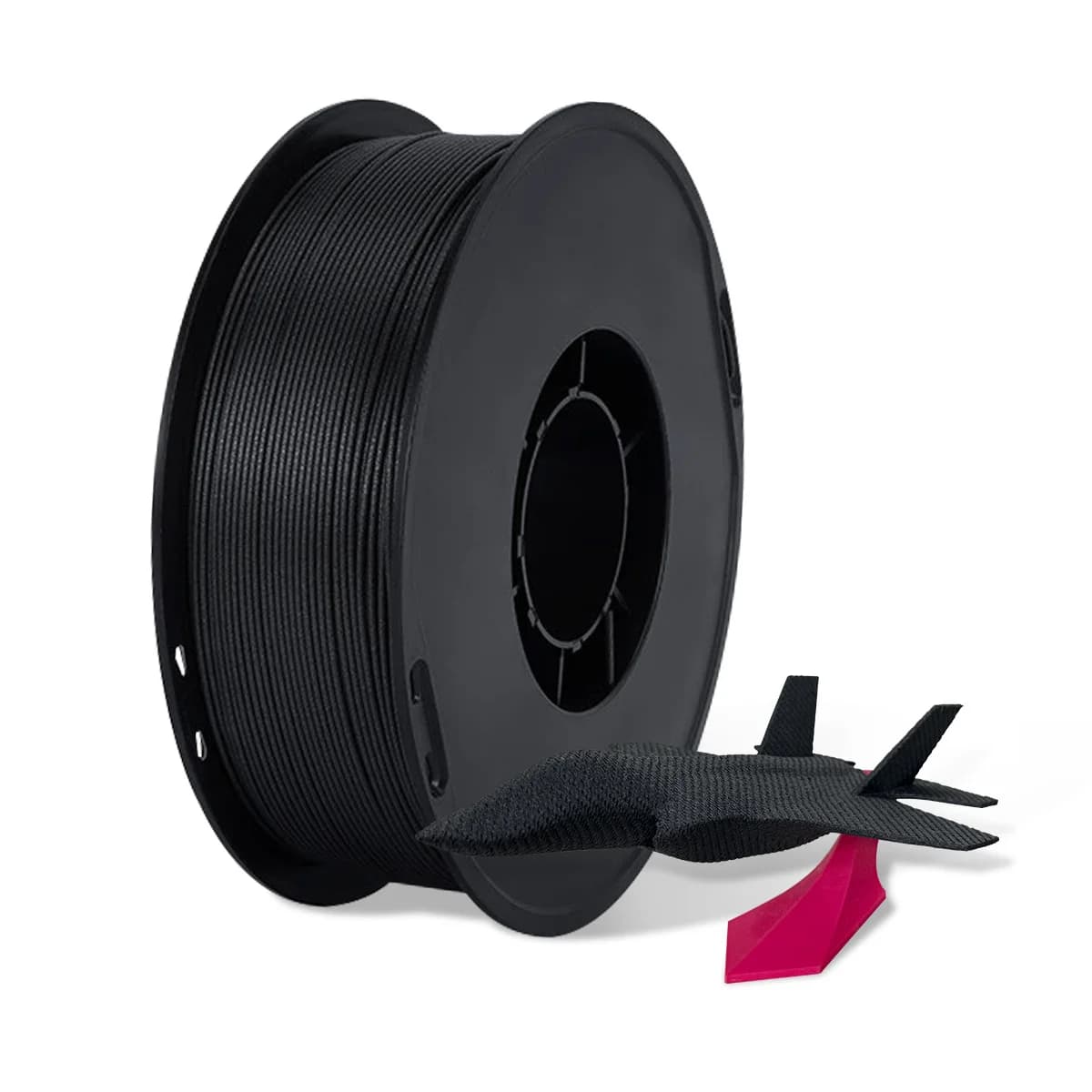 Filamento per Stampante 3D in PETG-CF Fibra di Carbonio 1KG, 1.75mm, Alta Resistenza e Durezza, PETG Rinforzato con Fibra di Carbonio per Stampa 3D