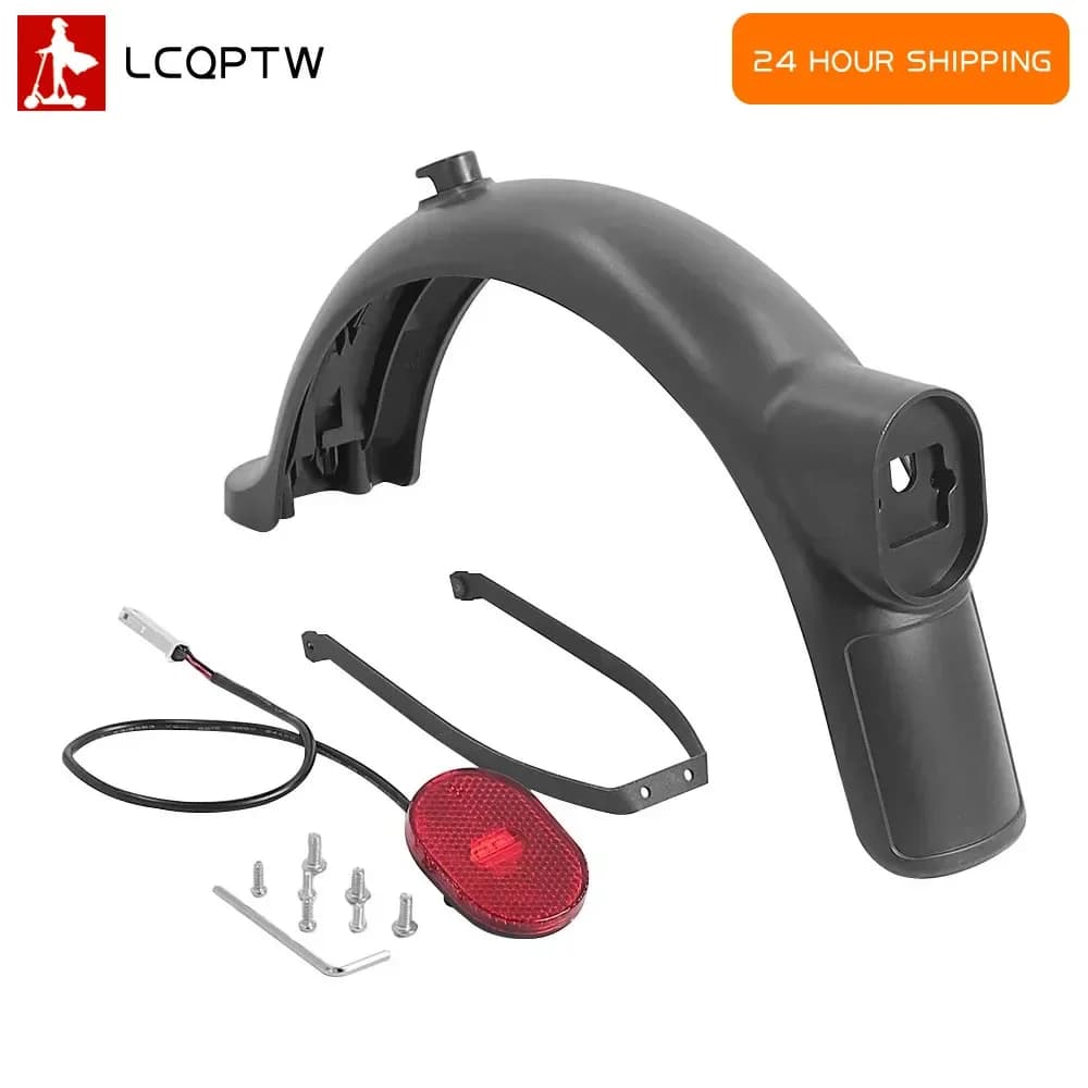 Parafango posteriore per Xiaomi 4 Pro Set di supporto fanale posteriore freno con serratura a gancio Parti per scooter elettrico fanale posteriore ala posteriore