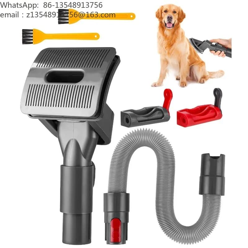 Vacuum Cleaner Pet Groom Brush Head, Dog Cat Hair Removal Nozzle Compatible with V6 V7 V8 V10 V11 V15