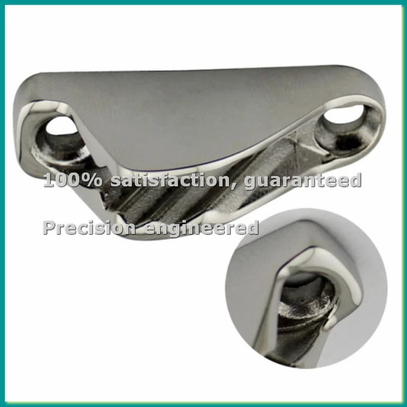 4PCS Stainless Steel Marine Sailing Rope Cam Cleat 18X48mm Flip Up Clam Clamp Jam Cleat for Sailboat Yacht Hardware-A28R