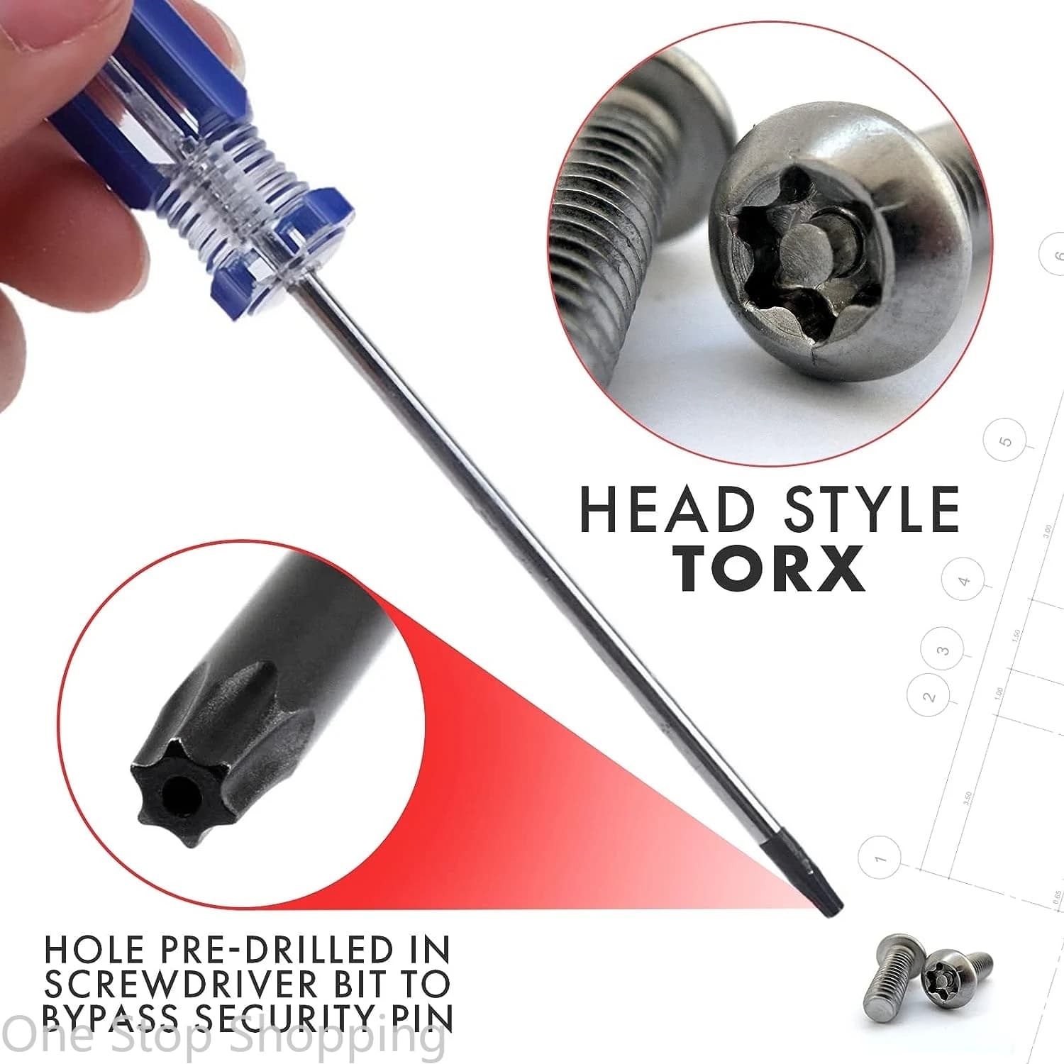 Precision T6 T8 T9 T10 Torx Security Screwdriver Set Repair Tool Kit for Xbox 360 Wireless Controller FIF66