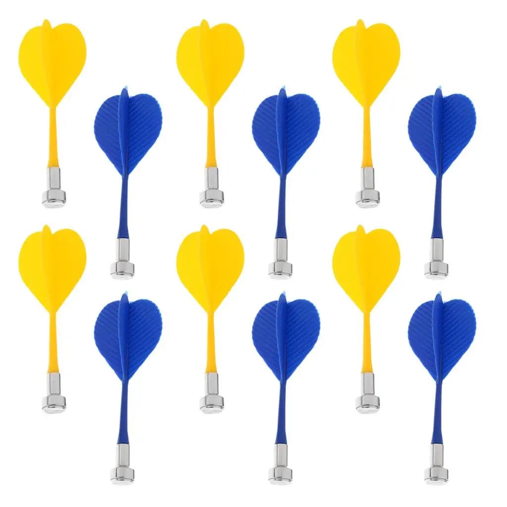Set di Freccette Magnetiche Morbide di Ricambio con Punte in Plastica Colorate per Tavola Magnetica Bifacciale, Gioco da Interno