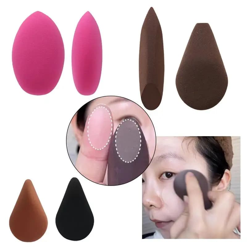 Detailed Makeup Sponge Face Blenders For Powder Cream Foundation Cosmetic Tools Shaped Contour Concealer Brightening
