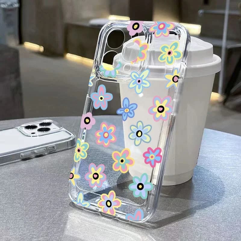 Plain Flower Daisies Phone Case For Xiaomi Redmi Note 13 12 12S 11 11S 10 Pro Plus 10C 12C 13C 4G 5G Turbo 3 Soft Clear Cover
