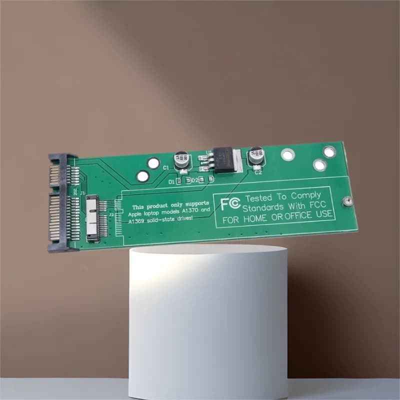 Adattatore da SSD a SATA per MacBook Air 2010 2011 A1369 A1370 A1375 A1377 6 + 12pin M.2 SATA SSD a SATA3.0 22pin Convertitore Scheda Riser