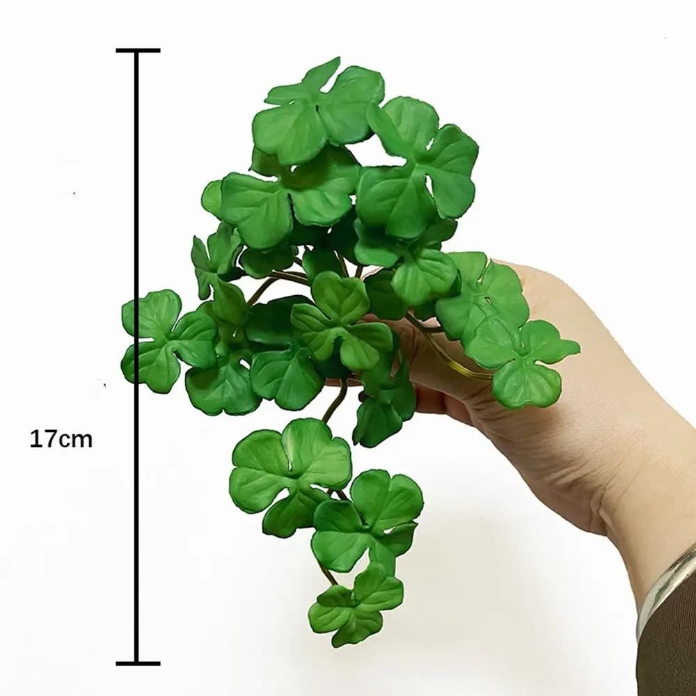 Morbide Artificial Plants in Copper, Realistic Fined Edera Leaves Made in Hand, Mini Bouquet to Hang for Office