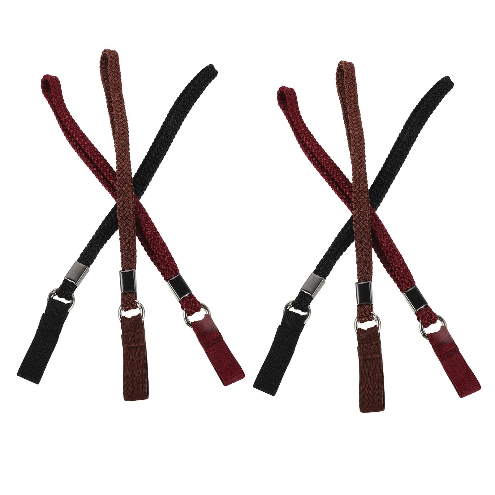 6Pcs Hiking Pole Wrist Straps Anti-Loss Comfortable Soft Trekking Pole Holder Straps for Mountaineering Outdoor Walking Stick