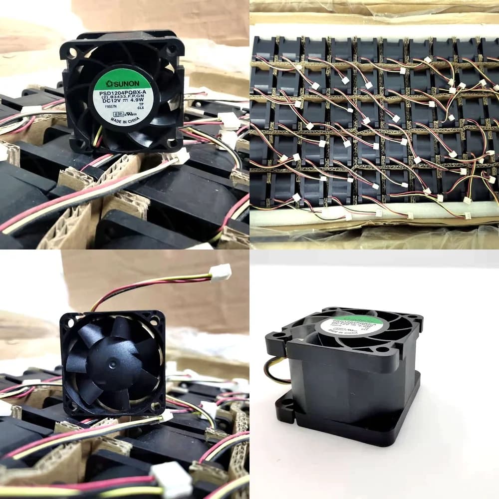 Ventola di Raffreddamento ad Alte Prestazioni con Doppio Cuscinetto a Sfera per SUNON 4028 PSD1204PQBX A, per Laptop, PC, Computer, Audio, Asciugatore, Dissipatore di Calore