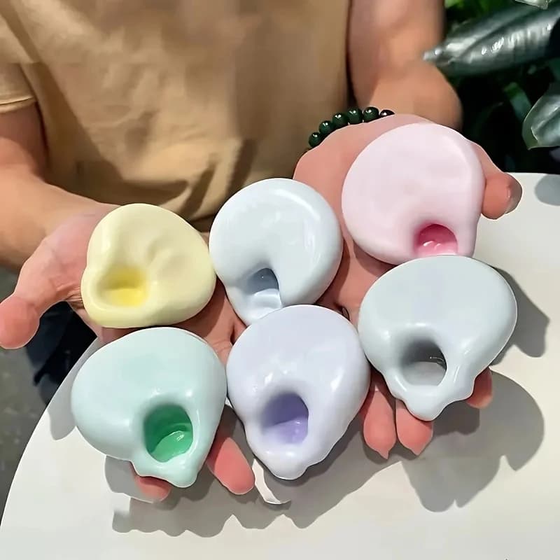 1Pc Squishy Fluido Pelle di Ghiaccio Palla di Gelatina Spremere Giocattolo Per Bambini Per Adulti Morbido Pizzico Pop Agitarsi Giocattoli Regalo Del Partito Romanzo Giochi di Intrattenimento