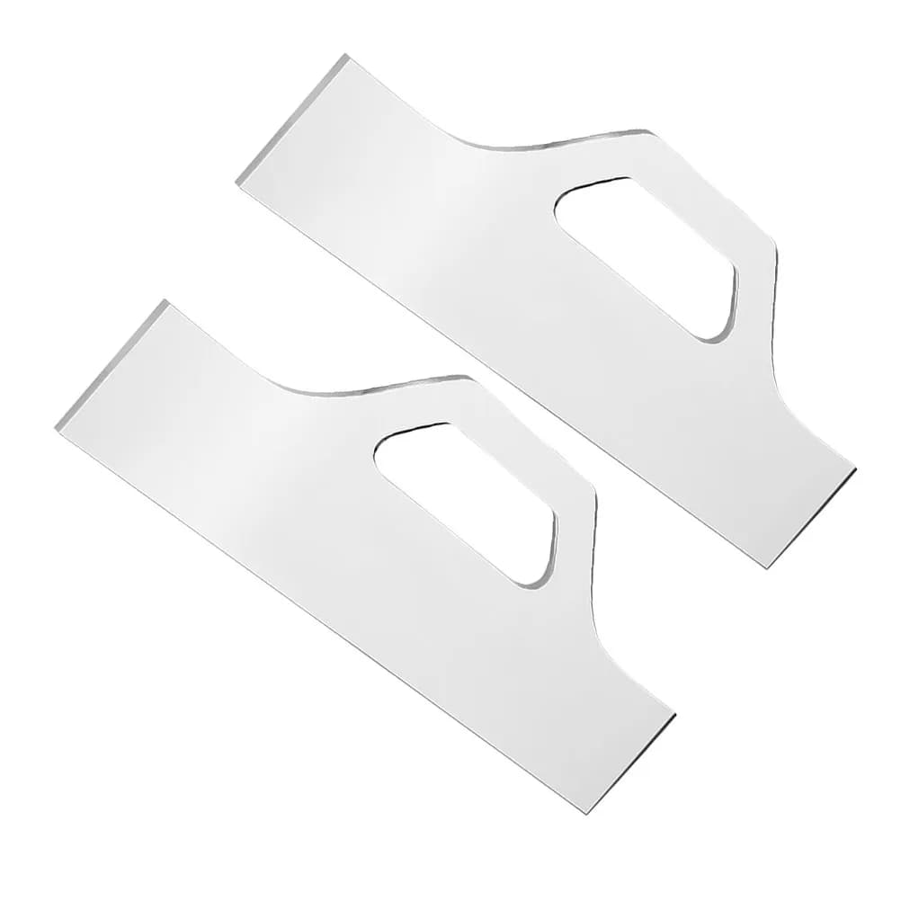 2 Pezzi Stencil per Router in Acrilico Trasparente con Manico per Tagliere, per Progetti Fai-da-te di Cucina e Lavorazione del Legno, Guida per Taglieri da Salumi