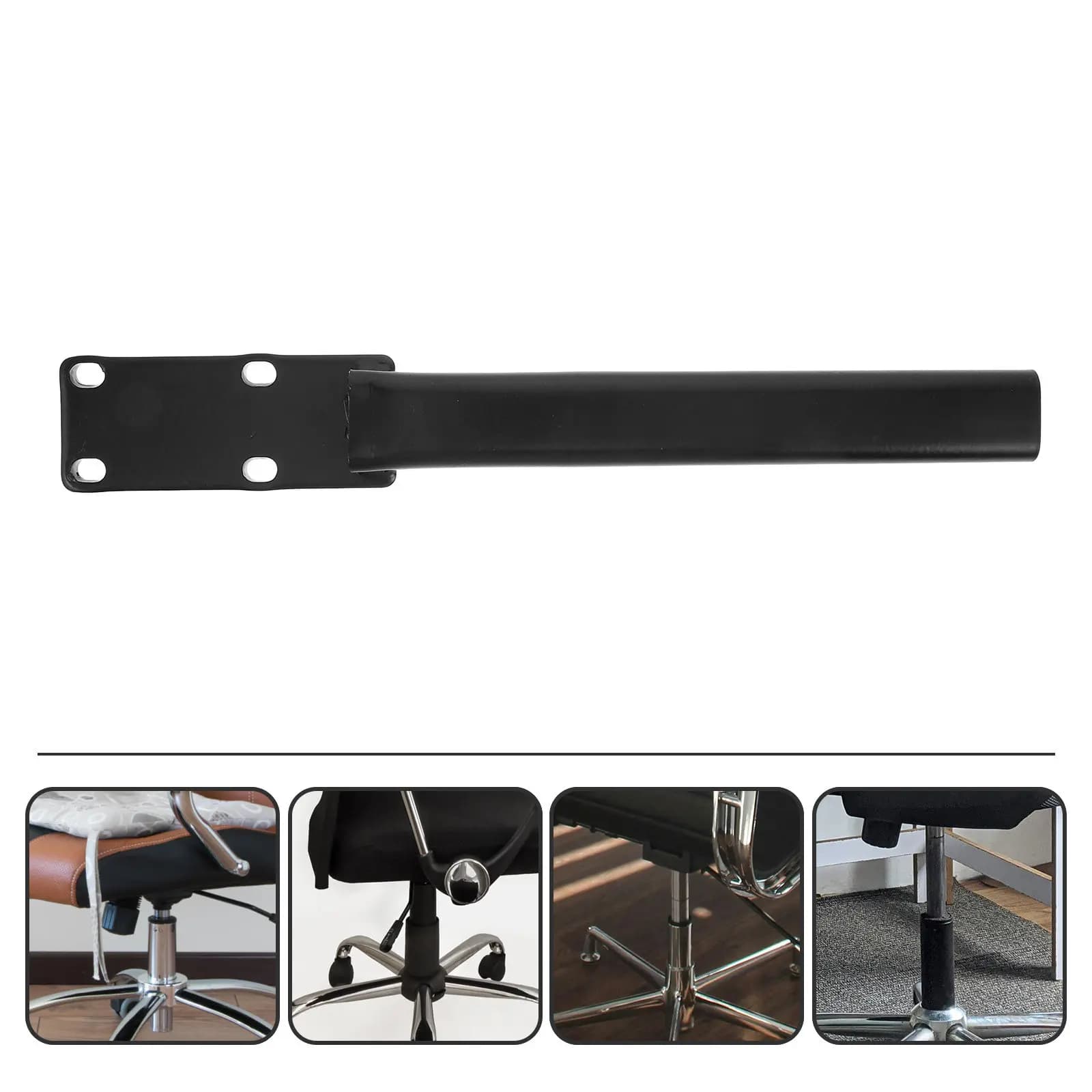 Supporto Lombare in Acciaio Inossidabile Resistente - Asta di Ricambio per Schienale da 3.5-6.5 mm per Sedia da Ufficio, Telaio Ergonomico Robusto Girevole