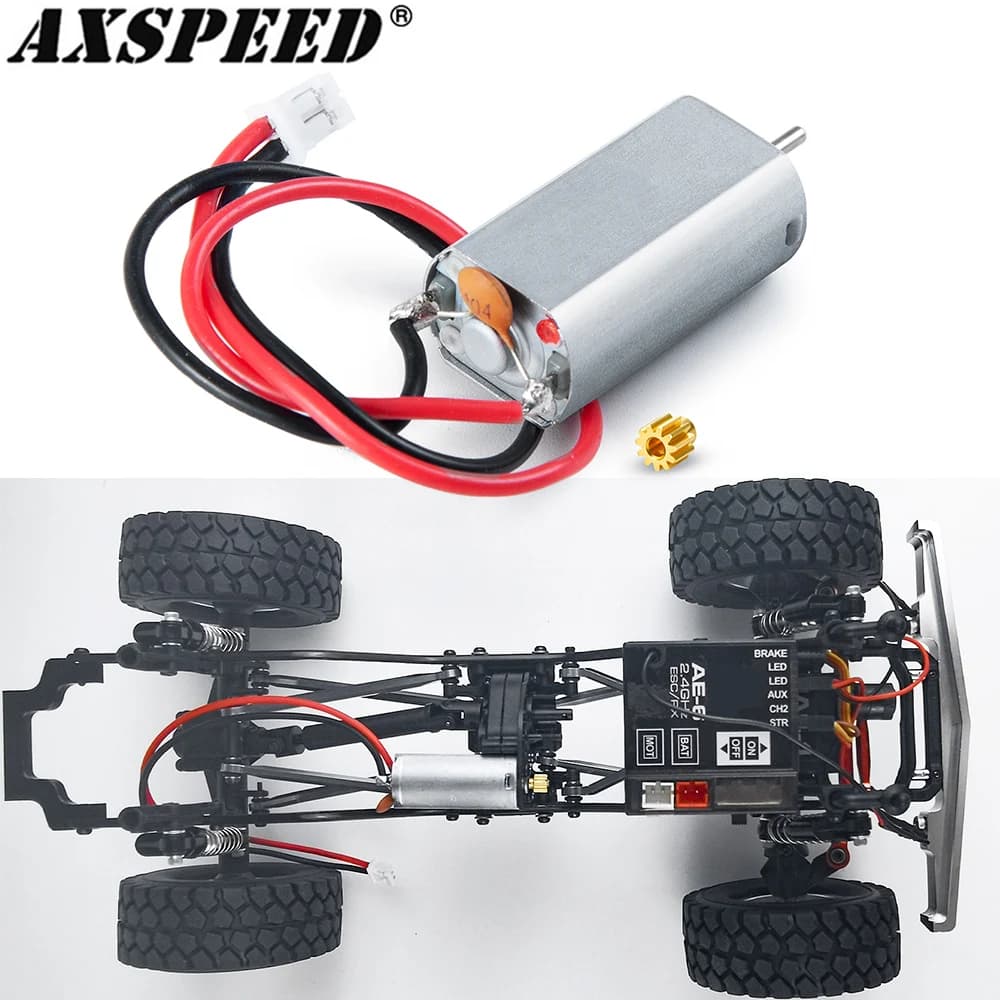 AXSPEED RGT 050 Brushed Motor for 1/24 RC Crawler Car Axial SCX24 All Series Gladiator Bronco JLU Upgrade Parts