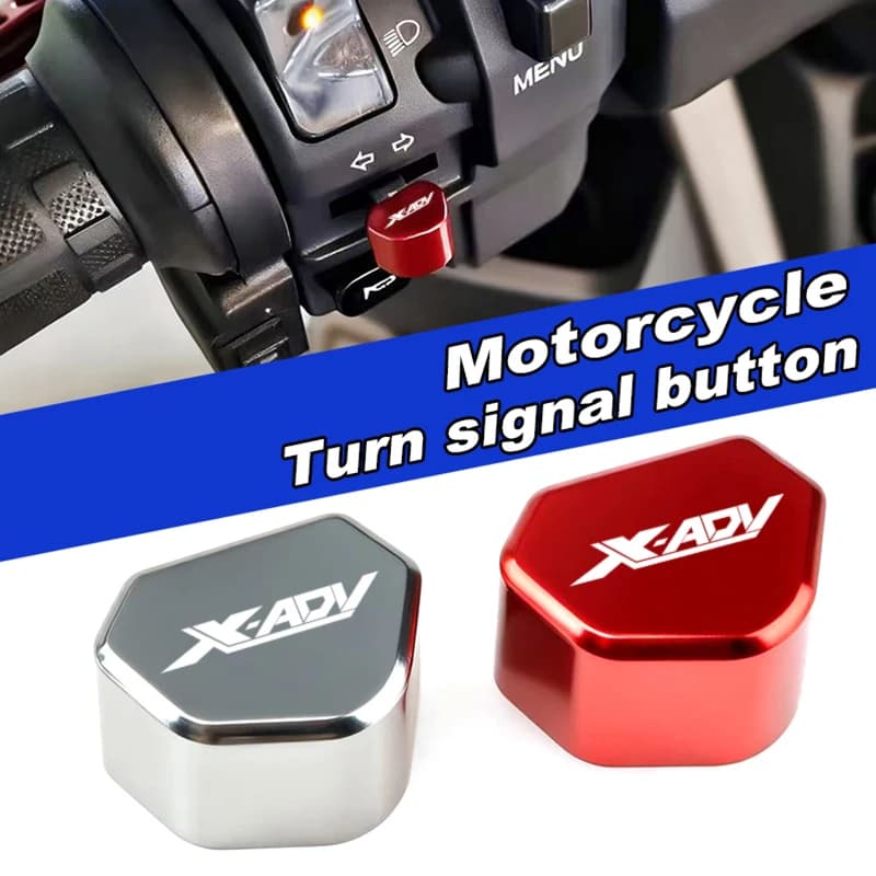 CNC Aluminum Motorcycle Switch Button Turn Signal Switch Key Cap For Honda XADV X-ADV 750 XADV750 2017-2025 Accessories