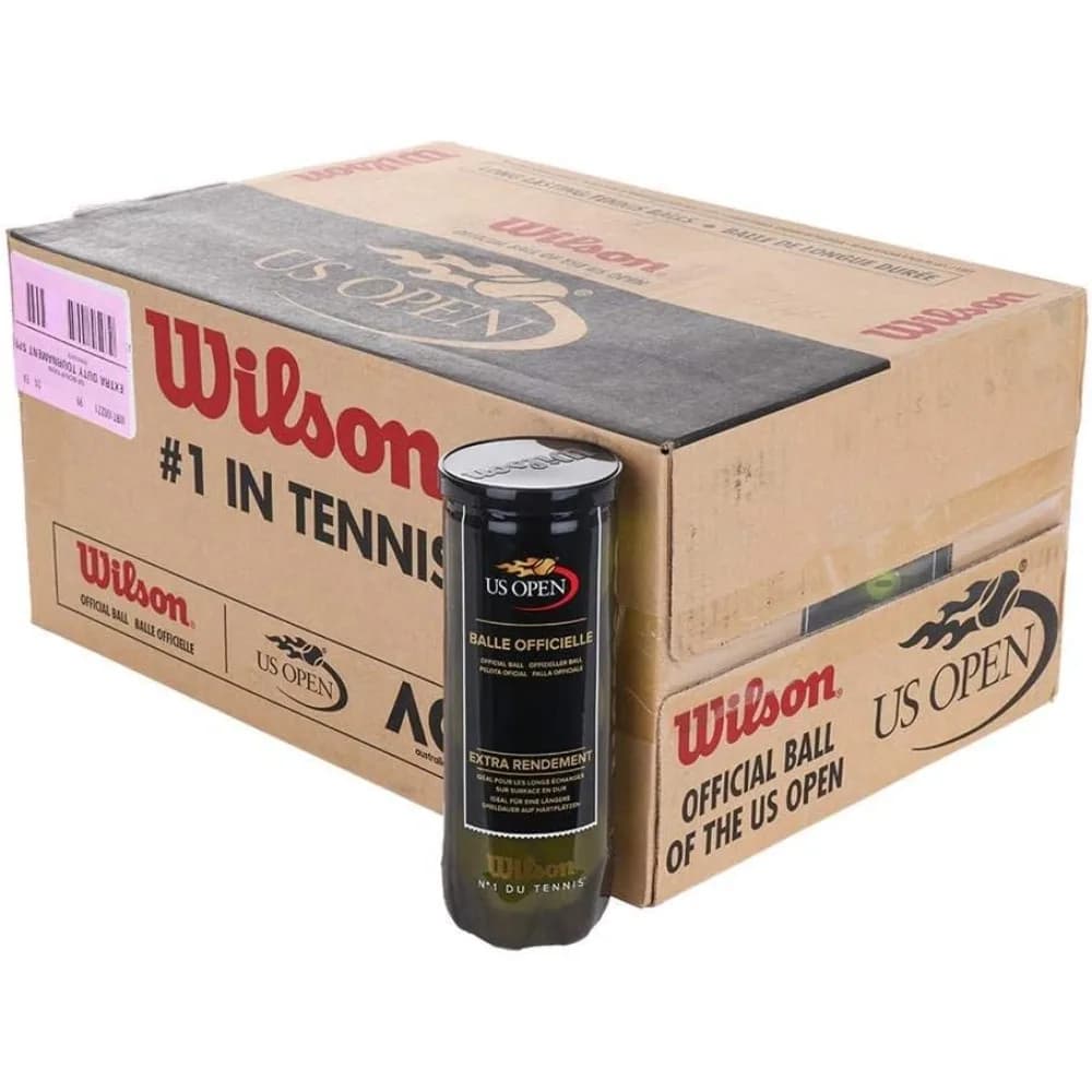 Palline da Tennis US Open Extra Duty, Confezione da 24 Lattine, Professionali per Allenamento ad Alta Quota