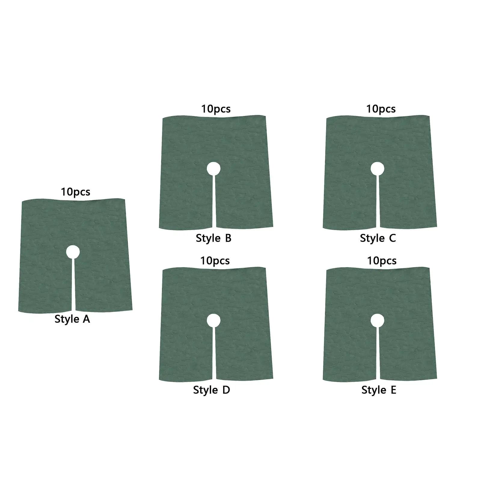 10 Pieces Tree Mulch Ring Root Protection Gardening Degradable Weed Growth Resistant Non Woven Landscaping Tree Protector Mat