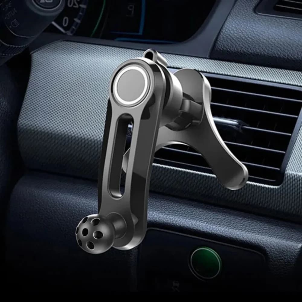 17mm Round Head Base Universal Car Air Vent Phone Stand Accessories GPS Navigation Mount Holder Adjustable Auto Smartphone Stand