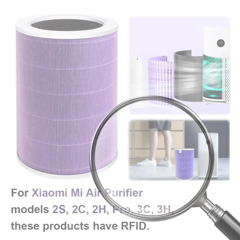 Filtro di ricambio per purificatore d'aria con filtro per purificatore d'aria a carbone attivo per Xiaomi Air Purifier 2S 2C 2H Pro 3C 3H